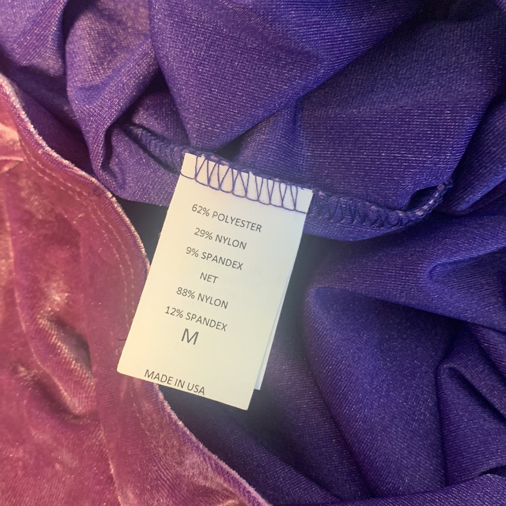 Lilac Wine purple velvet dress size medium - Picture 7 of 7